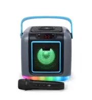 Singing Machine Cube Bluetooth KaraokeSystem with wireless Microphone