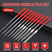 10Pcs Mini Diamond Needle File Set Premium Small File Kit Fine Grinding qiJUe