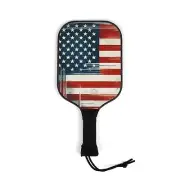 Pickleball Kit, American Flag Design, Pickleball Set, USA Pickleball Gear