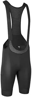 [GripGrab] EXPLR Cargo Bib Shorts Men's Padded Cycling Bib Shorts Road Bike MTB Gravel Bike Cycling Shorts with Straps, Black