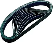 Astro Pneumatic Tool 303760Z Zirconia 60 Grit Sanding Belt 1/2" x18" - 10pc
