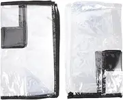 [LIFKOME] 2pcs Transparent Suitcase Anti-Scratch Luggage Protectors for Travel and Lightweight Luggage Fits Suitcases Edging Design