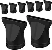 WHAMVOX Hair Dryer Diffuser Concentrator Nozzles 8-Piece Set Blow Dryer Attachment for Styling Drying