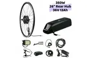 TDR 350W 26" Rear Hub 36V 13Ah Battery Electric Bike eBike Conversion Kit
