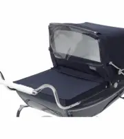 Silver Cross Doll Pram Rain Shield- Navy