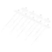 100pcs Marker Cable Zip Ties, 4 Inch Self-Locking Labels Zip Tie Wrap,White