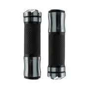 BikeMaster - HF104072GY-1 - Grips with Tornado Bar End, 1in. - 135mm - Gray