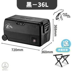 【Chill Outdoor】限量3大好禮 LG 車用雙槽行動冰箱 36L 艾比酷(移動式冰箱 車用冰箱 露營冰箱 行動冰箱)