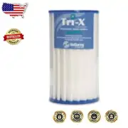 Efficient Tri-X Ceramic Cartridge Filter for Spas - 6" Diameter, 73250 White