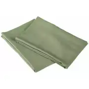 Rayon from Bamboo 300 Thread Count Solid Pillowcase Set Standard-Sage