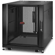 APC NetShelter SX 12U Floor Standing Rack Cabinet for Server, Storage - Black - AR3003
