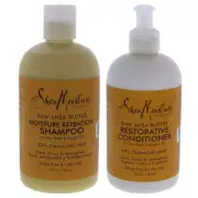 Shea Moisture Raw Shea Butter Moisture Retention Shampoo Duo by Shea Moisture...