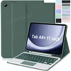 Keyboard Mouse Case Cover For Samsung Galaxy Tab S9 FE A7 A8 A9 Plus S6 Lite New