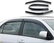 Weather Shield Compatible for Toyota Corolla 2007 2008 2009 2010 2011 2012 2013 Side Window Visor Car Sun Rain Guard Shield Deflectors