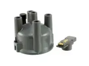 For 1984-1988 Mitsubishi Cordia Distributor Cap and Rotor Kit Wells 13581XTSX (for: Mitsubishi)