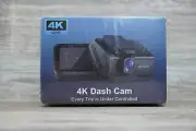 Dash Camera 4K Front and Rear Dash Cam Built-In WiFi & GPS Parking Mode