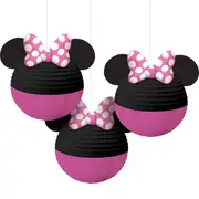 Minnie Mouse Forever Paper Lanterns (Pack of 3)