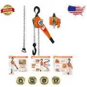 Durable Manual Chain Hoist - 10FT, 1.5 Ton Lifting Capacity for Versatile Use