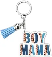 [YangQian] Mom Birthday Gifts for Moms Keychain Gifts for Mom Mama Gifts from Son New Mom Gifts for Women Mother Keychain Gifts for Pregnant Women Friends Mom's Boy Mama Keychain