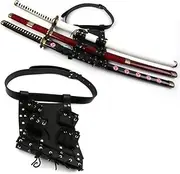 Sword Bag Sword Carry Case Back Strap Waistband for Ninja Hero Cosplay Anime Costume
