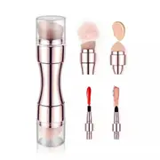 4 in 1 Compact Makeup Brush Set Eyeshadow Lip Face Concealing Foundation Brushes
