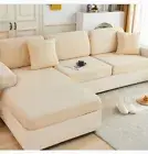 Sofa Cushion Cover Stretch L Shape Couch Lounge Slipcover 1 2 3 4 Seater Cover