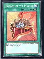 A084 YUGIOH SPELL CARDS BURDEN OF THE MIGHTY BP01-EN045