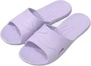 lskdnrufh Girls 2024 New Foldable EVA House Slippers Portable Hotel Travel Slipper Bathroom Non-Slip Slides Home Indoor Flat Shoes for Men Womem Comfortable(Purple,39-40)