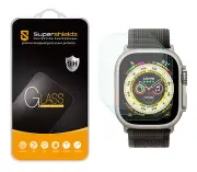 3X Supershieldz Tempered Glass Screen Protector for Apple Watch Ultra/ 2 (49mm)