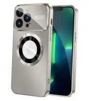 Magnetic Case, Compatible with MagSafe, for iPhone 13 Pro Max Titanium Gray