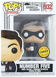 Pop! TV: Number Five Chase Edition The Umbrella Academy Pop! Vinyl Figure (Includes Compatible Pop Box Protector Case)