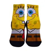 Nickelodeon SpongeBob Rock Em Socks Youth SZ 2-5.5