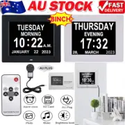 8inch Large Digital Dementia Clock Alarm Clock Digital Calendar Day Clocks LED