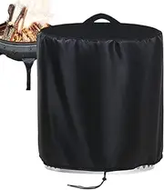Fire Pit Cover Round,Fire Pit Round Cover | Waterproof Stove bon Bonfire Cover - firepit protector for garden backyard, waterproof fireplace guard on the outside