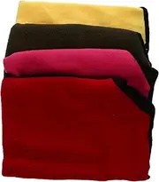 TOBBOMEY 4pcs Cat Bedside Hammock Swing for Indoor Cats Pet Kitten Hammock Swing Sturdy Polar Fleece Bed Nest Ropes for Christmas Random Color