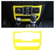 Car Window Control Switch Cover Panel Trim For Jeep Wrangler JL JT 2018+ Yellow (for: Jeep)