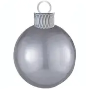 Christmas Silver Orbz Ornament Foil Balloon Kit