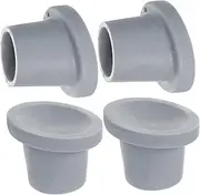 Ipetboom 4PCS Non Slip Rubber Chair Leg Caps for Shower Chair Bath Seat Durable Heavy Duty Replacement Feet with Inserts Fit for Stability Easy Installation