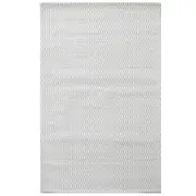 Handwoven Designer Wool Rug-Bending 6381-Ivory-110x160cm