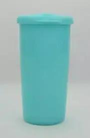 Tupperware Dripless Tumbler Turquoise New