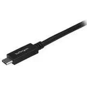 StarTech 1m USB Type-C Cable (M/M), Black - USB31CC1M