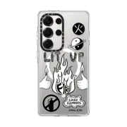 Galaxy S25 Ultra Clear Magnetic Case 5 Elements : FIRE