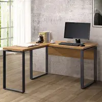 在飛比找PChome24h購物優惠-北歐工業風康迪仕4尺L型書桌