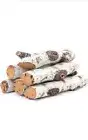 Gas Fireplace Logs Set Ceramic White Birch Log for Gas Fireplace Intdoor Inserts