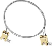 POENVFPO RC Trailer Tow Rope, Aluminum Alloy RC Car Trailer Rope with Tow Hook Upgrade Spare Part for 1/10 Car (Gold)