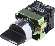 Generic ZB2-BE101C 22mm 2NO 3 Positions Momentary Rotary Selector Switch