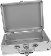 HOMOCONO Aluminum Tool Briefcase Hard Suitcase for Men Lockable Storage Case Handle