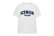 Top Gun Unisex Adult Iceman Varsity T-Shirt (White) - UTTV16906