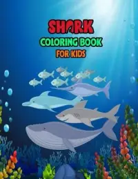 在飛比找博客來優惠-Shark Coloring Book For kids: 