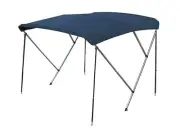 Boat Bimini - 3 Bow - 1.5 - 1.7m Blue